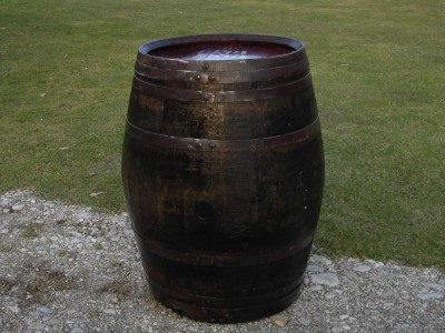 Holzfass Regentonne wasserfass 550 liter